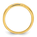 14k 3mm 5-stone 1/20 carat Diamond Band