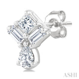 .33CTTWDM MIX FANCY SHAPE ER WG 14K-G*