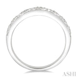 1/20 ctw Round Cut Diamond Wedding Band in 14K White Gold