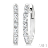.50CTRDDM OVAL HOOP ER WG 14K-G*