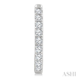 .50CTRDDM OVAL HOOP ER WG 14K-G*