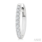 .50CTRDDM OVAL HOOP ER WG 14K-G*