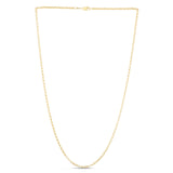 14K Yellow Gold 2.5mm Lite Rolo 16 Chain with Lobster Lock