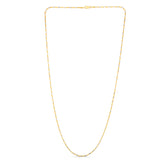 14K Gold 1.5mm Sparkle 20 Chain with Lobster Lock