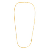 14K Yellow Gold 16 3mm Imperial Herringbone Chain with Lobster Lock