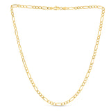 14K Yellow Gold 20 3.8mm Figaro Chain with Lobster Lock