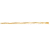 14K Yellow Gold 2.8mm Gourmette 22 Chain with Lobster Lock