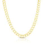 14K Yellow Gold 5.7mm Comfort Curb 26 Chain with Lobster Lock