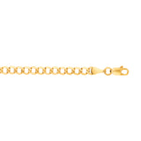 14K Yellow Gold 20 4.4mm Lite Curb Chain with Lobster Lock