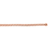 14K Rose Gold 6.1mm Classic Miami Cuban 8.5 Chain Bracelet with Box Lock