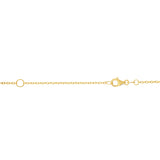 14K Yellow Gold 1.2mm Extendable Cable 18 Chain (Jump Ring at 16 inch) with Lobster Lock