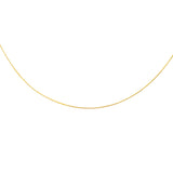 14K Yellow Gold 1mm Round Omega with Screw Back Lock