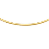 14K Yellow Gold 18 4mm Classic Omega with Box Lock
