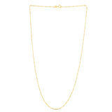 14K Yellow Gold 24 1.9mm Figaro Chain