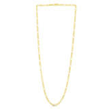 14K Yellow Gold 24 2.8mm Figaro Chain