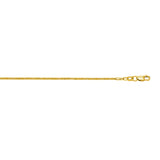 10K Yellow Gold 1.5mm Sparkle 20 Chain with Lobster Lock