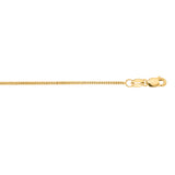 10K Yellow Gold 1mm Gourmette 20 Chain with Lobster Lock