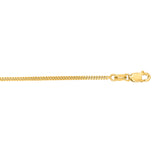 10K Yellow Gold 1.4mm Gourmette 18 Chain with Lobster Lock