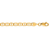 10K Yellow Gold 4.5mm Mariner 20 Chain with Lobster Lock