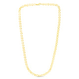 10K Yellow Gold 5.5mm Mariner 7 Chain Bracelet with Lobster Lock