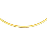 14K & Sterling Silver 18 Reversible Omega Basic Chain