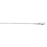 Sterling Silver 0.9mm Classic Box 16 Chain with Lobster Clasp