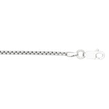 Sterling Silver 1.8mm Round Box 18 Chain with Lobster Clasp