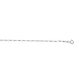 Sterling Silver 1.5mm Diamond Cut Cable 16 Chain with Lobster Clasp