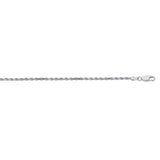 Sterling Silver 2.2mm Rope 22 Chain with Lobster Clasp