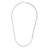 Sterling Silver 5mm Rope 24 Chain with Lobster Clasp