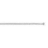 Sterling Silver 8.4mm Miami Cuban 8.5 Chain Bracelet with Box Lock