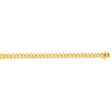 10K Yellow Gold 26 7.1mm Classic Miami Cuban Chain with Box Lock