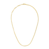 14K Yellow Gold 2.1mm Paperclip 20 Chain with Lobster Lock