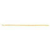 14K Yellow Gold 20 3.1mm Diamond Cut Round Franco Chain with Lobster Lock