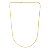 14K Yellow Gold 2.5mm 24 Solid Round Box Chain with Lobster Clasp