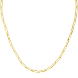 10K Yellow Gold 4.2mm Polished 7.5 Paperclip Bracelet