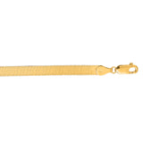 10K Yellow Gold 4.6mm 22 Herringbone Chain