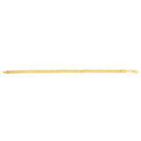 14K Yellow Gold 4.7mm Bismark 18 Chain Necklace with Lobster Clasp