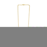 14K Yellow Gold 18 2.11mm Round Lumina Chain Necklace with Lobster Clasp