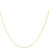 14K Yellow Gold 1.3mm French Cable 24 Chain with Lobster Clasp