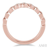 3/4 Ctw Round Cut Diamond Stack Band in 14K Rose Gold