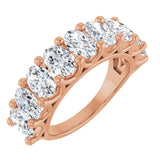 14K Rose Gold 3 1/3 CTW Natural Diamond Annniversary Band