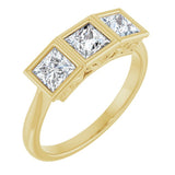 10K Yellow Gold 1 1/6 CTW Natural Diamond Anniversary Band