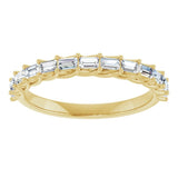 10K Yellow Gold 3/8 CTW Natural Diamond Anniversary Band