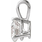 Platinum 5/8 CTW Natural Diamond Pendant