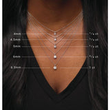 14K White Gold 2 CT Natural Diamond Pendant