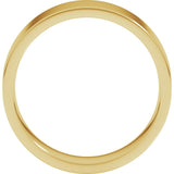 10K Yellow Gold 6 mm Lightweight Comfort-Fit Flat Band Size 7.5
