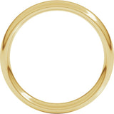 10K Yellow Gold 4 mm Comfort-Fit European-Style Band Size 6