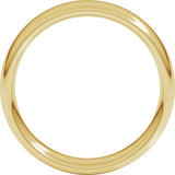 14K Yellow Gold 5 mm Comfort-Fit European-Style Band Size 7