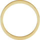 10K Yellow Gold 4 mm Flat Band Size 7